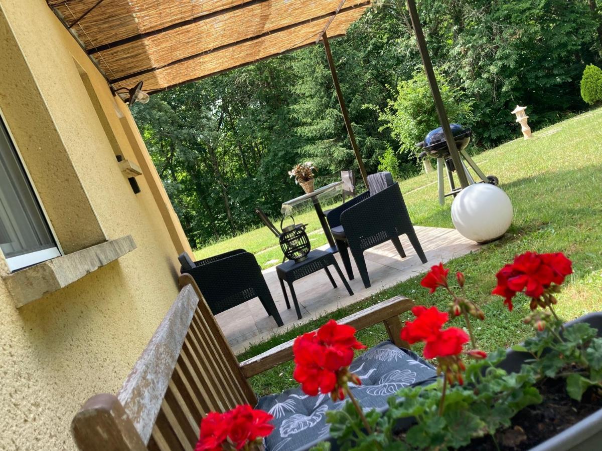 Gite Des Combes Blanches Avec Piscine Frayssinet-le-Gélat Exterior foto